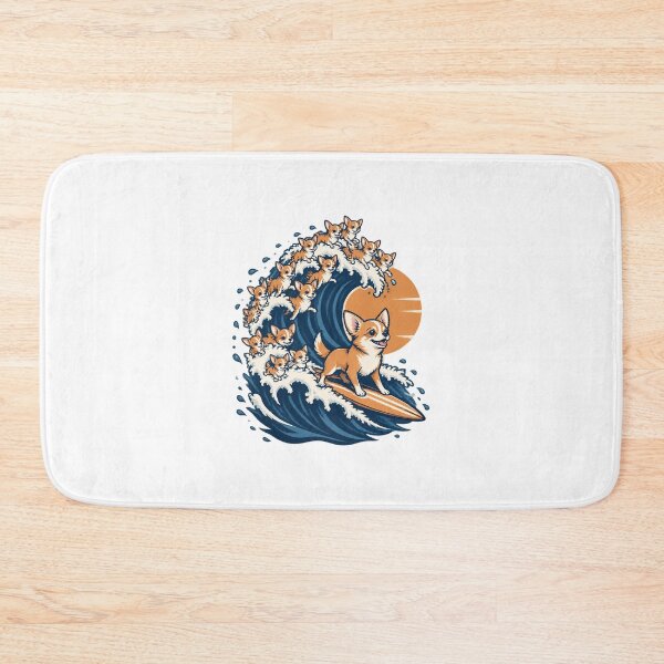 Item preview, The Great Wave of Chihuahua Artistic Illustration Inspired by Japanese Wave Design designed and sold by SrTammutHatmakr.