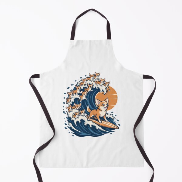 Item preview, The Great Wave of Chihuahua Artistic Illustration Inspired by Japanese Wave Design designed and sold by SrTammutHatmakr.