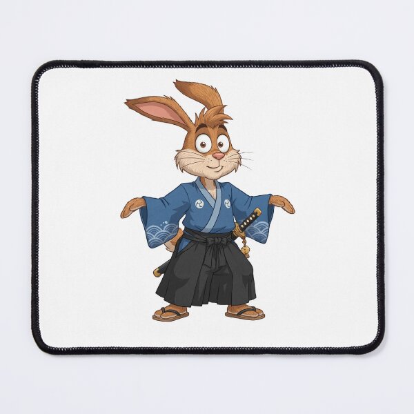 Item preview, Rabbit a Japanese Warrior designed and sold by Cowmiow .