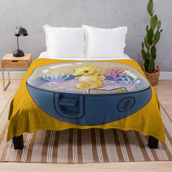 Item preview, Cute Seahorse in an Underwater Coral in a Capsule Kawaii Japanese Capsule Art-#serie2 designed and sold by JeanChiale.