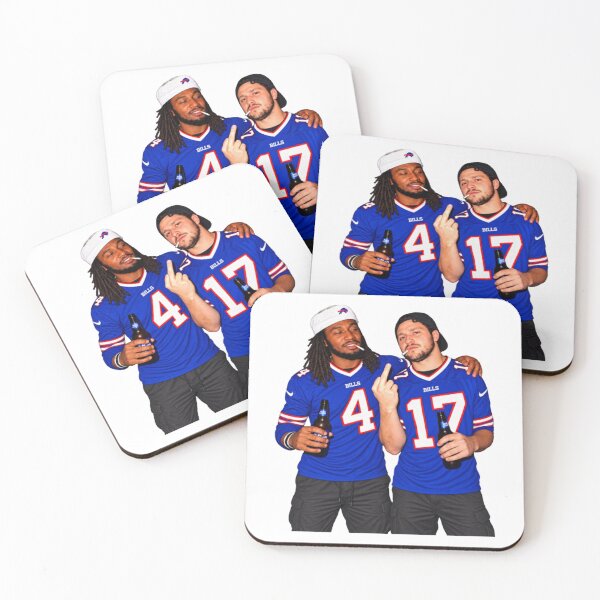 Item preview, James-Cook-III-and-Josh-Allen-Flipping-The-Bird designed and sold by dunmerpa.