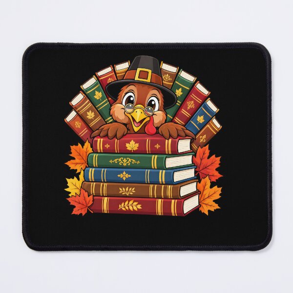Item preview, Thanksgiving Turkey Reading Book Lover Fall Teacher designed and sold by clothesy7.
