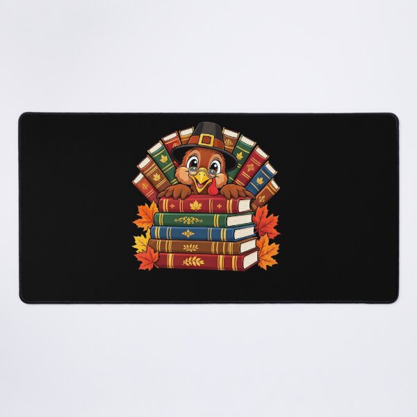 Item preview, Thanksgiving Turkey Reading Book Lover Fall Teacher designed and sold by clothesy7.