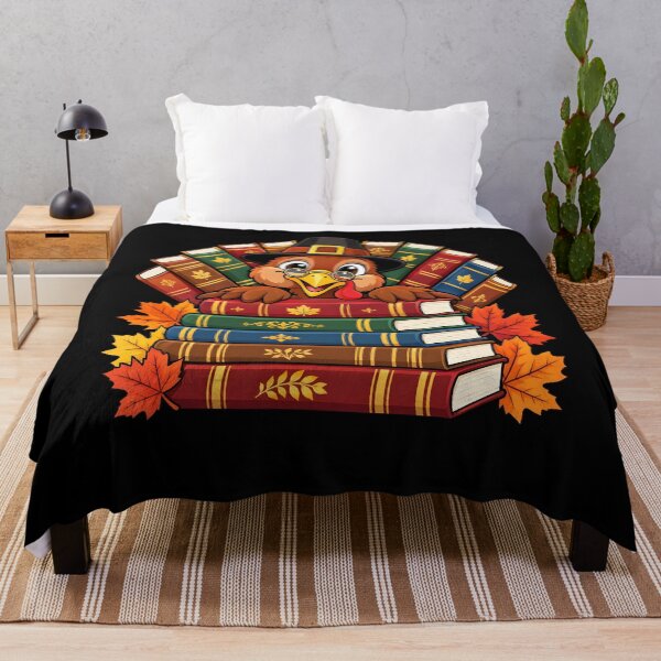Item preview, Thanksgiving Turkey Reading Book Lover Fall Teacher designed and sold by clothesy7.