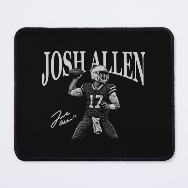 Item preview, Josh Allen 17 Quarterback Signature Portrait Football Art designed and sold by dunmerpa.