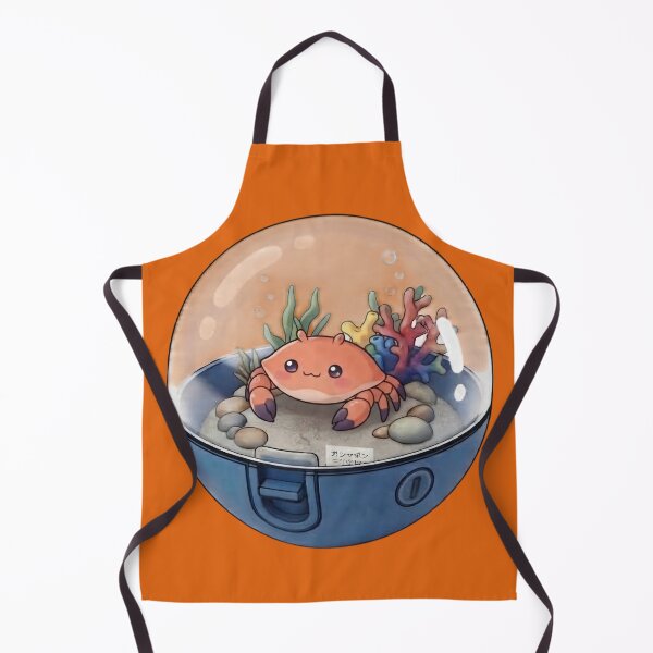 Item preview, Cute Crab in an Underwater Coral in a Capsule Kawaii Japanese Capsule Art-#serie2 designed and sold by JeanChiale.