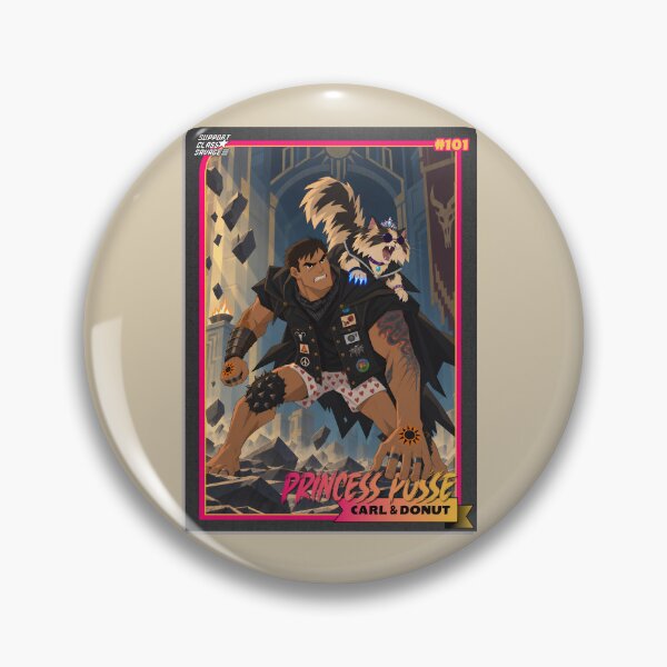 Item preview, Trading Card #101: Princess Posse - Carl & Donut | Dungeon Crawler Carl Fan Design designed and sold by SupportClassSavage.