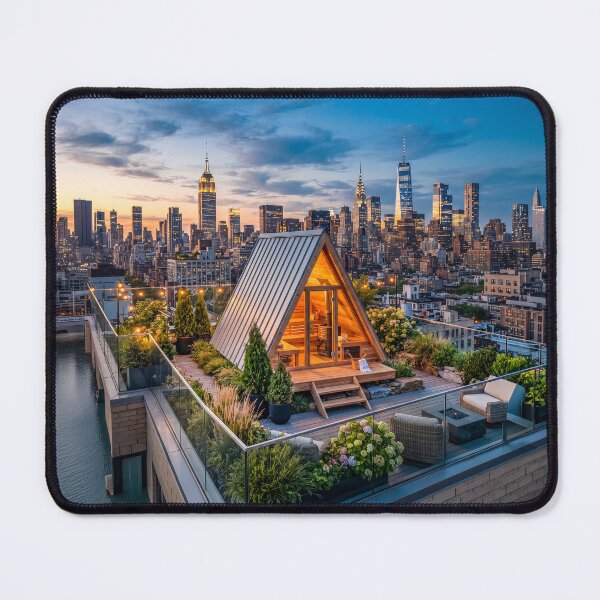 Item preview, NYC Rooftop A Frame Sauna designed and sold by Home Decor Art.