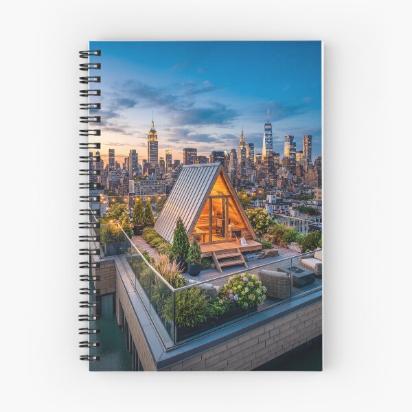 Item preview, NYC Rooftop A Frame Sauna designed and sold by Home Decor Art.