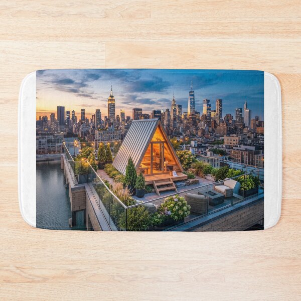 Item preview, NYC Rooftop A Frame Sauna designed and sold by Home Decor Art.