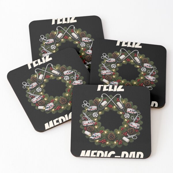 Item preview, Feliz Medic Dad Funny EMT Paramedic Navidad designed and sold by 198tees.