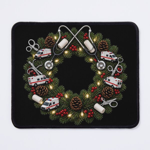 Item preview, Feliz Medic Dad Funny EMT Paramedic Navidad designed and sold by 198tees.
