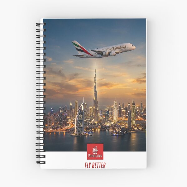 Item preview, Emirates A380 Above The Dubai Skyline designed and sold by Skyframe Aviation.