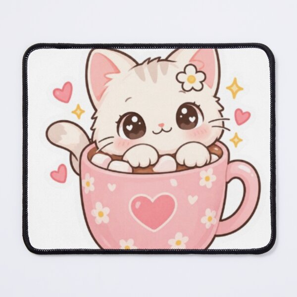 Item preview, Cute kitten with little heart designed and sold by Vegasstickers.