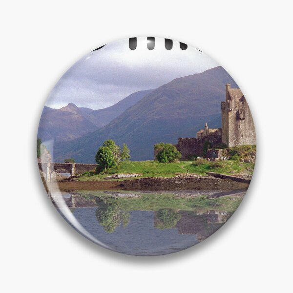 Item preview, Eilean Donan Castle 70 mm designed and sold by Photogold Photo Gifts.