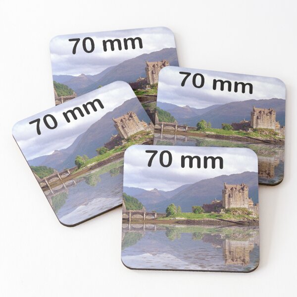 Item preview, Eilean Donan Castle 70 mm designed and sold by Photogold Photo Gifts.