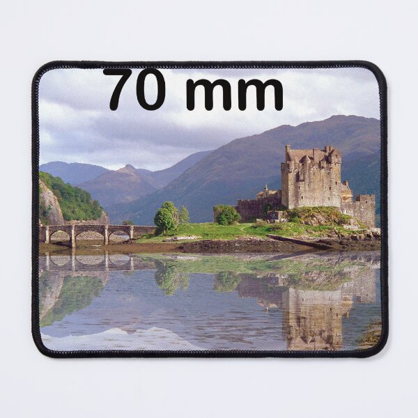 Item preview, Eilean Donan Castle 70 mm designed and sold by Photogold Photo Gifts.