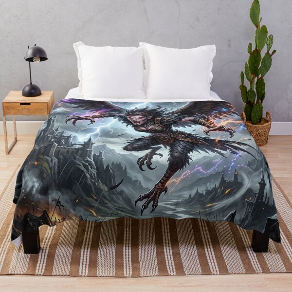 Item preview, Dark Harpy - Gothic Fantasy Creature Art designed and sold by Lucid Dream Pixel.