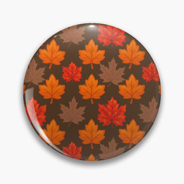 Item preview, Vintage Dark Academia Autumn Leaves Pattern Art designed and sold by ​Jyoti Digital Artist.