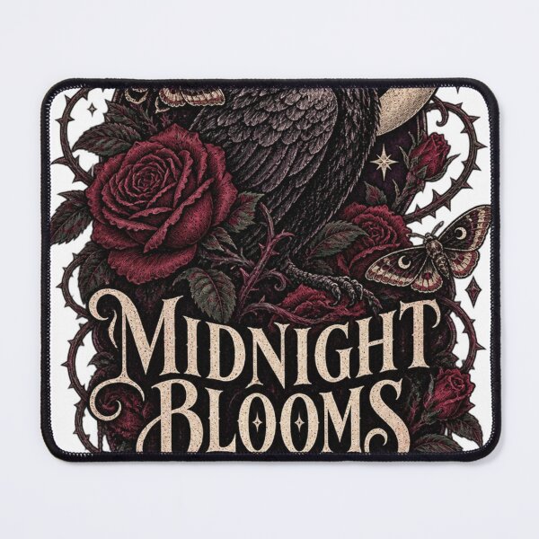 Item preview, Midnight Blooms – Gothic Raven and Roses Dark Romantic Vintage designed and sold by DMQ-Designs.