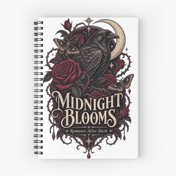 Item preview, Midnight Blooms – Gothic Raven and Roses Dark Romantic Vintage designed and sold by DMQ-Designs.