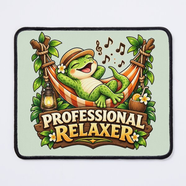 Item preview, Professional Relaxer – Chill Dinosaur in a Hammock designed and sold by Safe Haven Pets.