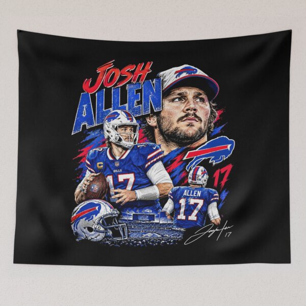 Item preview, Josh Allen Popart designed and sold by dunmerpa.