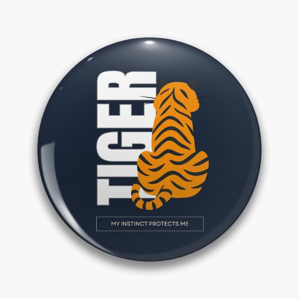 Item preview, Tiger my instinct protects me designed and sold by wildforcedesign.