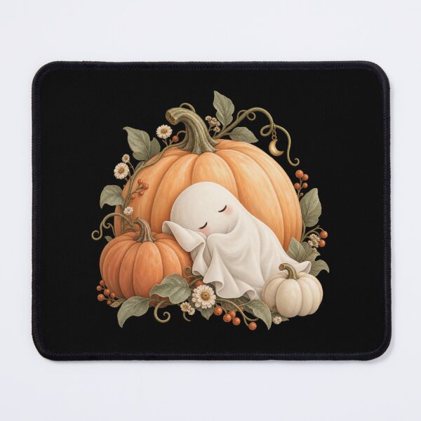 Item preview, Pumpkin Garden Nap Kawaii Ghost Halloween designed and sold by PhylonBoxx.