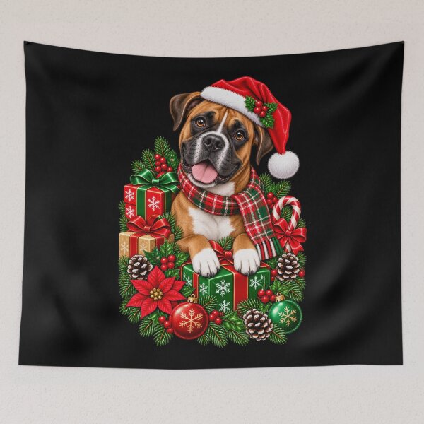 Item preview, Christmas Fawn Boxer designed and sold by RockitBaby.