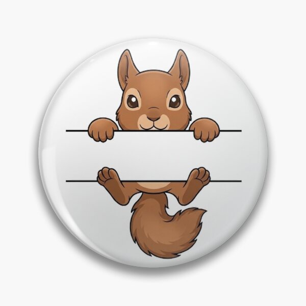 Item preview, Cute Peeking Squirrel Name Frame Split Monogram designed and sold by PetalsPaws.