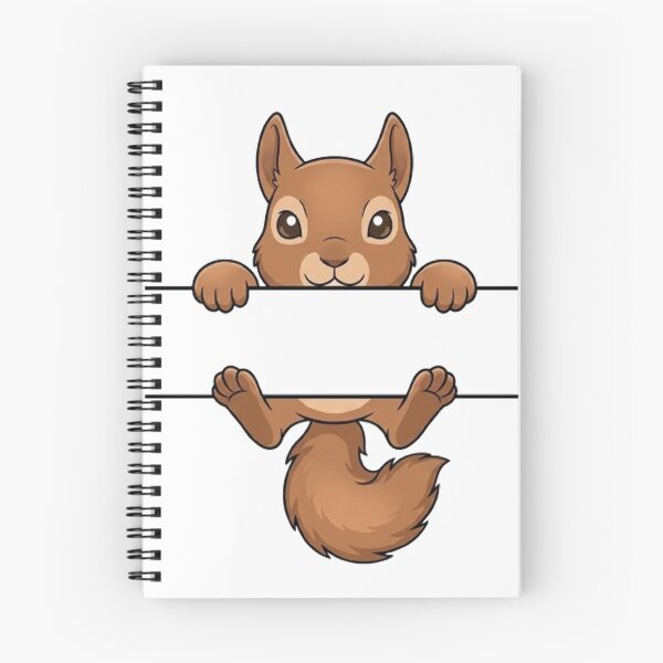 Item preview, Cute Peeking Squirrel Name Frame Split Monogram designed and sold by PetalsPaws.