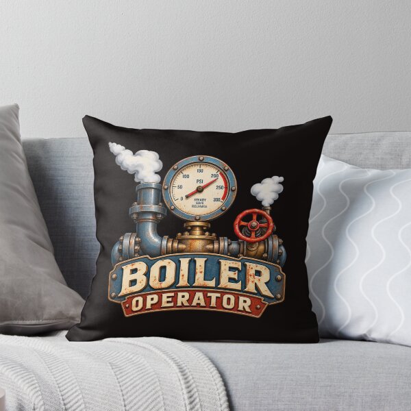 Item preview, Vintage Boiler Operator – Industrial Pressure Gauge & Steam Valve designed and sold by Tadeusz1.