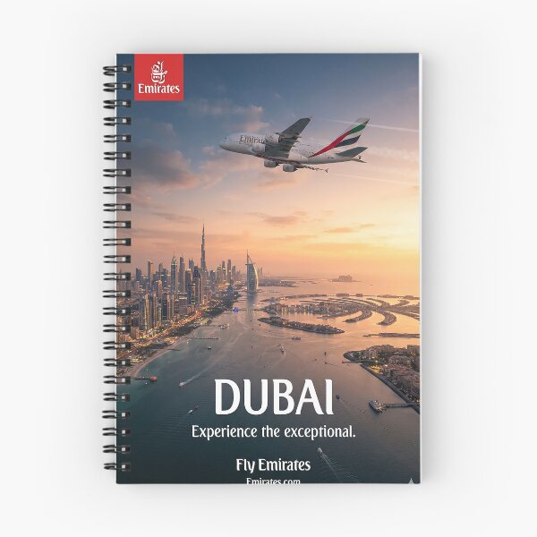 Item preview, Emirates A380 Flying Over Dubai designed and sold by Skyframe Aviation.