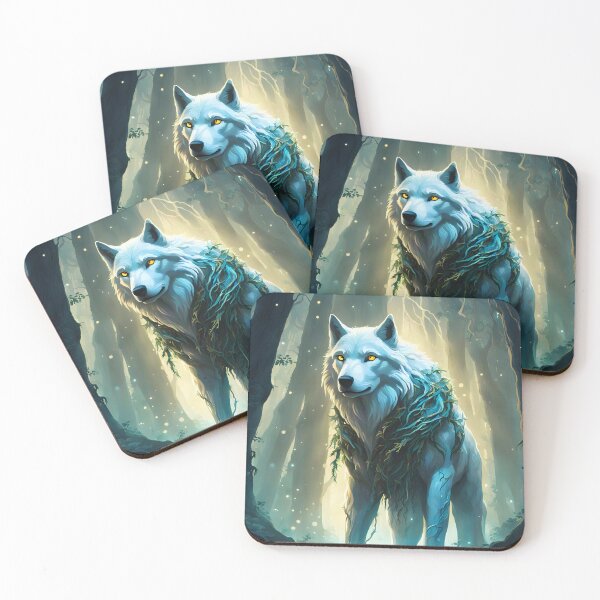 Item preview, White Wolf Nature Elemental designed and sold by Fanta-sticky.