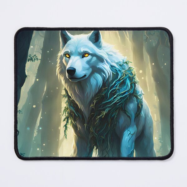 Item preview, White Wolf Nature Elemental designed and sold by Fanta-sticky.