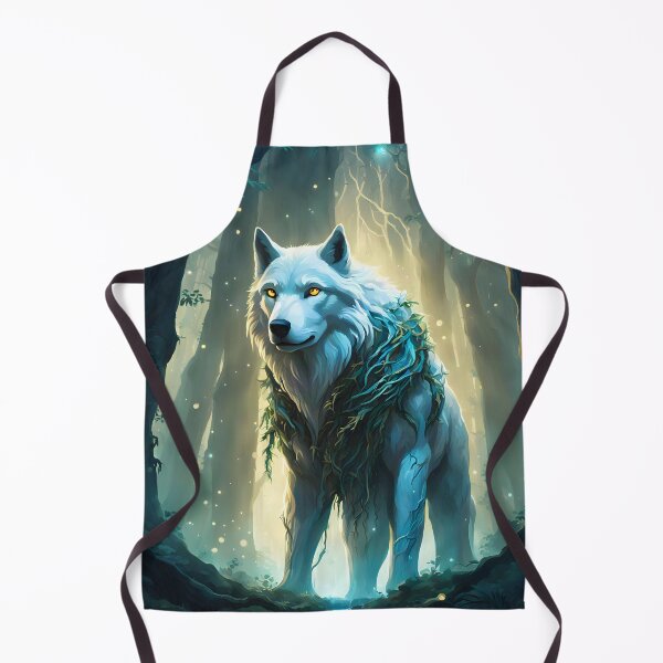 Item preview, White Wolf Nature Elemental designed and sold by Fanta-sticky.