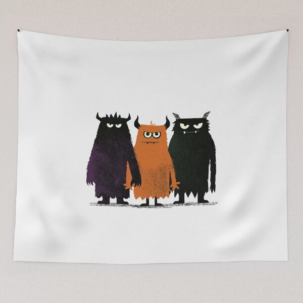 Item preview, Three Little Monsters "The Crew" designed and sold by filou designs.
