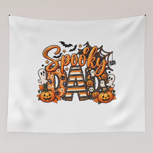 Item preview, Spooky DAD Halloween Ghost Pumpkin Witchy Design, spooky season, halloween gift, pumpkin lover designed and sold by adarth.