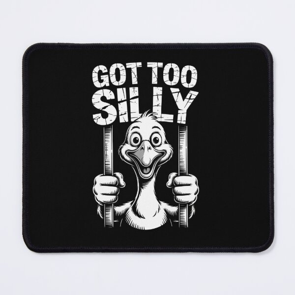 Item preview, Got Too Silly Goose Meme Funny Goose Prison designed and sold by ZACK ART.