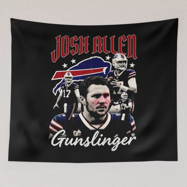 Item preview, Josh-Allen-Retro-Collage designed and sold by dunmerpa.