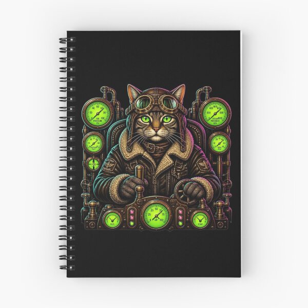 Item preview, Steampunk Aviator Cat Airship Captain designed and sold by LazyDayzCo.
