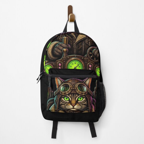 Item preview, Steampunk Aviator Cat Airship Captain designed and sold by LazyDayzCo.