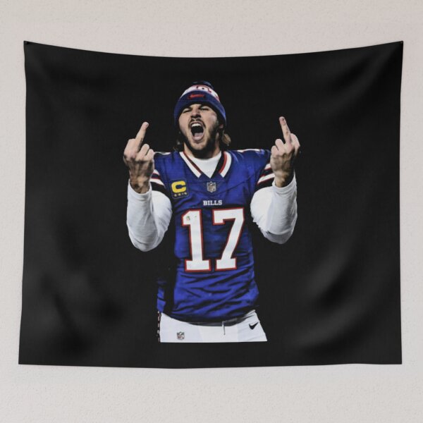 Item preview, Middle FInger Josh Allen designed and sold by dunmerpa.