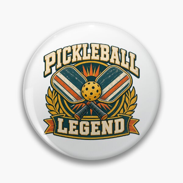 Item preview, Pickleball Legend Funny Court Sports Athlete Paddle Retro designed and sold by Photo-Sphere101.