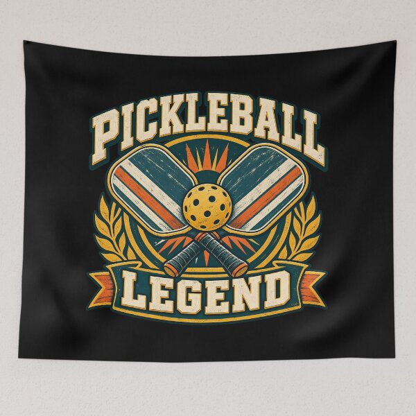 Item preview, Pickleball Legend Funny Court Sports Athlete Paddle Retro designed and sold by Photo-Sphere101.