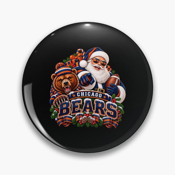 Item preview, Chicago Bears Christmas, Football Santa Holiday designed and sold by YakupAydin.