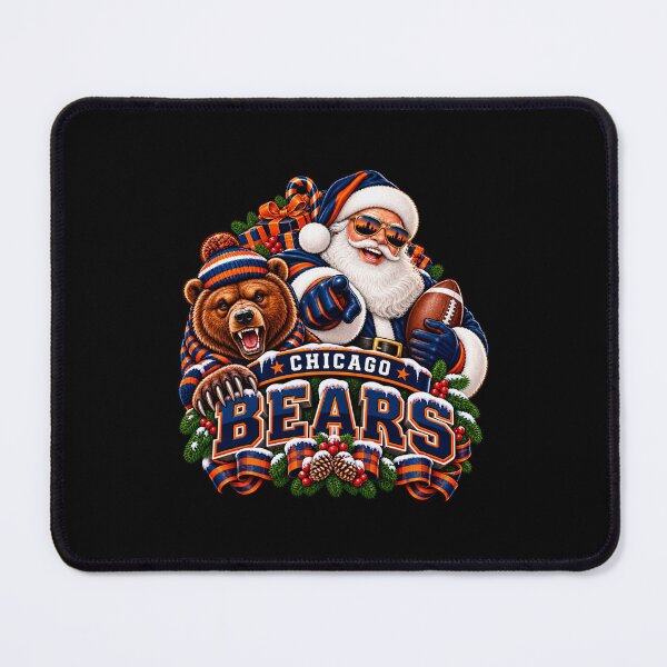 Item preview, Chicago Bears Christmas, Football Santa Holiday designed and sold by YakupAydin.