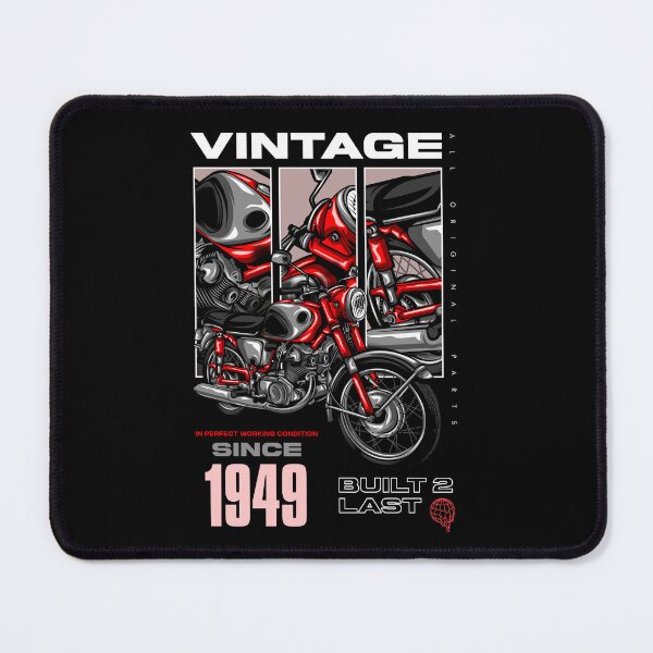 Item preview, Vintage Motorcycle Bikers Motorbike Birthday 1949 designed and sold by JRRTs.