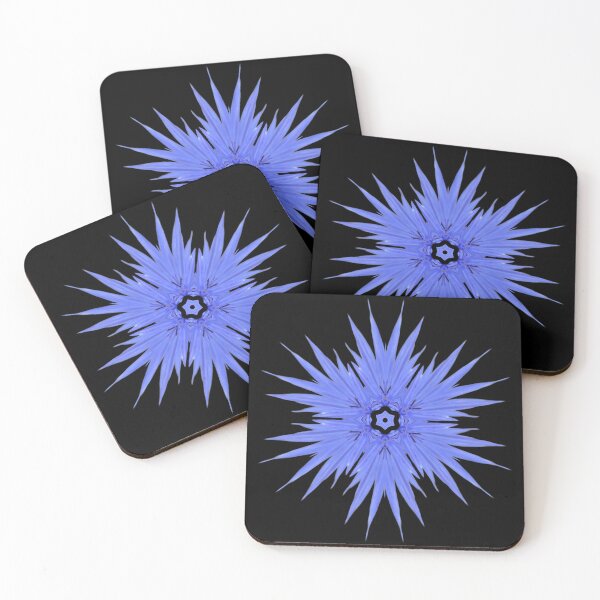 Item preview, Blue Floral Mandala designed and sold by SilentBloomLab.